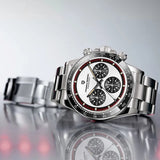 PAGANI DESIGN New Classic Men's Quartz Watches Ceramic Bezel Stainless Steel Waterproof Clock Luxury Sapphire Glass Chronograph
