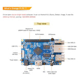 For Orange Pi PC Arm Development Board H3 1GB DDR3 4 Core 1.6G Open Source Run Android4.4 Ubuntu Debian