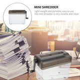 1Pc Mini Handle Paper Cutting Equipment Home Office Shredder
