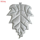 Newborn Baby Cotton Carpet Blanket Leaf Shape Crawling Play Mat Rug Kid Children