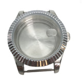 40mm Sapphire Steel Watch Case Fit Mingzhu DG2813/5833 Auto Movement Back Transparent Glass