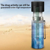 900mL LCD Insu Refrigerated Cup Portable Outdoor Cooler Flask Mini Vacuum Medicine And Beverage Refrigerator Drug Fridge