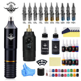 Full Of Tools Pen Set Tattoo Motor hine Maquina Para Tatuar