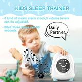 1pc Sleep Trainer Alarm Clock with Night Light, Sound Machine, Temperature Detect, and Sleep Timer - Perfect for Back to School, Thanksgiving, and Christmas Gifts for Boys and Girls