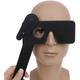 Eye Occluder Block Plate Handheld Optometry Instrument Tool Eyesight Exam Vision Test