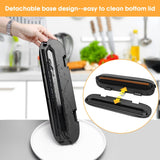 Latest Outdoor use food packaging hine wireless USB rechargeable vacuum sealer with bag cutter