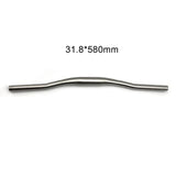 New Titanium Riser Handlebar For 29 Mtb Accessories Gravel 700C Bicycle 31.8mm 580mm GR9Ti Bike Parts