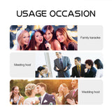 VM302 VHF Wireless Microphone System with 2 or 4 Handheld Cordless Mic 80 Meters Distance for Church Speech Family Karaoke New