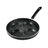 Four-Hole Omelet Pan For Eggs Ham Steak Pan Cake Maker Frying Pans Creative No Oil-Smoke Pan Non-Stick Pan Grill Pan Cooking Pot