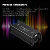 Mic Activator Ultra-Clean Gain Microphone Preamplifier Audio Booster for Studio orHome Recording Livestream Broadcast or Podcast