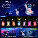 1pc Astronaut Light Projector,Star Projector Light,Ceiling Projection Lamp With Timer