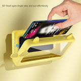 Cartoon Bathroom Mobile Box Wall Mounted Bracket 6 Inch Phone Storage Case Waterproof Shower Watching Holder