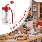 1pc Hand-cranked Batter Dispenser For Baking Tools, Mixing Separator, Handheld Funnel For Paper Cup Cakes