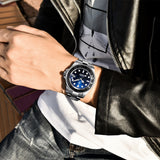 New PAGRNE DESIGN  Men Mechanical Watches Stainless Steel Sapphire Glass Automatic Watch 100m Waterproof Sports & Leisure Clock