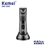 Kemei/KEMEI New Full Body Anti Water and Electricity Pusher Barber with Charging Base Multifunctional Shaving and Barber