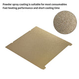PEI Sheet Print Bed Flexible Removable Spring Steel Build Surface 315x310mm Compatible with Creality K1 Max 3D Priners