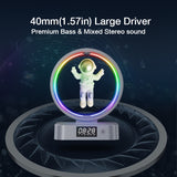 Magnetic Levitating Bluetooth Speaker ating Astronaut Speakers Sound Box with LED Light Show Wireless Charger New