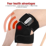 New Heat Therapy Kneepad Brace - Support Wrap with Vibration Massage. Knee Joint Pain Relief Treatment. Far Infrared Kneeler Massager.