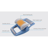 Heating elastic traction multifunctional massage pad vibration physiotherapy massager