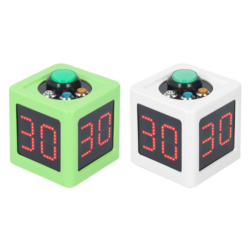 Cube Timer 1.4inch 4 Sided Digital Shot Countdown Stopwatch for Private Poker Chess Casinos