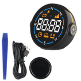 Car HUD GPS System USB Head Up Display Clock Speed Gauge Digital Speedometer Slope Tilt Ince Meter Tester Auto Accessories