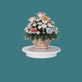 360 Degree Electric Photography Rotating Turntable Display Stand for Jewelry Product Displays 3D Scan Pan with PVC