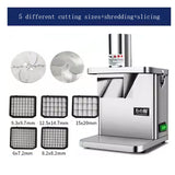 Automatic Vegetable Dicing hine Commercial Carrot Potato Onion Granular Cutter Dicer Electric Multifunctional Slicer Lemon