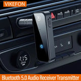 Bluetooth Audio Receiver Transmitter BT 5.0 Hansfree Call 3.5mm AUX Jack USB Dongle Stereo Music Wireless Adapter For TV PC Kit