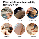 Electric Grinder Accessory 105Pcs Rotary Power Multi Function Tool Grinding Sanding Polishing Disc Wheel Tip Cutter Drill