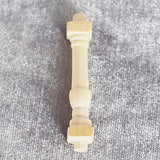 12Pcs DIY Spindles Balusters Wooden Dollhouse Miniature 1/12 Scale Stair Railing Decoration