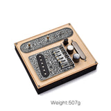 Electric Guitar Pickup Gold Neck Bridge Plate Pickup Neck Bridge Control Line 3 Way Switch Volume Control Plate for Guitar Brass
