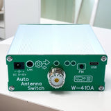 W-410A 200W Automatic DC 9-15V Max 100mA Box Auto Antenna Switch Fit for Shortwave Radio Receiver