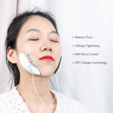 EMS Face Massager Pads Facial Muscle Stimulator Micro-Current V-Face Slimming Lifting Electrode Stiker Cheek Fat Double Chin