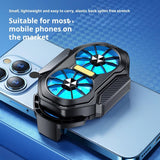 Silent Adjustable Fan Rechargeable Wireless Mobile Phone Radiator with Semi-conductor Heat Dissipation for Universal