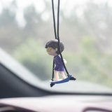 Pendant Decoration Boy Swinging Automotive Interior Hanger Decorations Car Rearview Mirrors