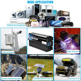 Pure Sine Wave 12/24V to 220V 50HZ Solar Car Inverter Portable Power Ban Converter DC To AC With LED Screen 2 Sockets