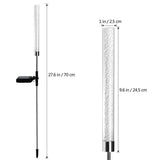 2Pcs Decorative Solar Bubble Waterproof Outdoor Spike Light Auto ON/OFF Pathway Lights for Lawn Garden
