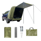 Outdoor Camping Picnic with Canopy Extension Sunshine-Proof Rain-Proof Car Rear Tent