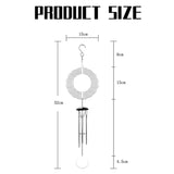 6PCS Sublimation Spinner Blan Outdoor Decor, Outdoors Wind Chimes Outside With Aluminum Tubes For Mom Women Durable