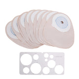 10pcs Pouches Bag One‑Piece Disposable Colostomy Bags Ileostomy Stoma Ostomy Supplies