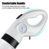 Manual Pneumatic Dredge Tools High Pressure Pump Cleaner 1 Set Sewer Dredge Clogged Toilet Plungers Air Drain Cleaner