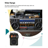 Bluetooth-compatible Radio Wide Range Rechargeable USB Charging Radios
