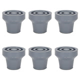 15mm Professional Portable Rubber Accessory for 4 Legged Crutch 0.6 Inch Replacement Cane Tip