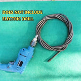 10M Household Electric Drill Drain Pipe Spring Sink Cleaner Kitchen Toilet Sewer Unblocking Tool