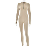 Women's Fashion Yoga Sports Long Sleeve Jumpsuit