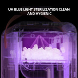 Automatic Large Capacity Desktop Ice Maker with Self-Cleaning Function
