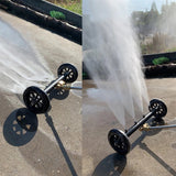 Under Carriage Surface Cleaner for High Pressure Washer Underbody Car Wash Water Broom with 2 Pcs Extension Wand