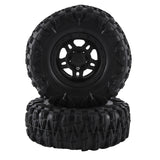 4PCS 120Mm 2.2 Beadlock Wheel Rim Tire Set For 1/10 RC Crawler Car Axial SCX10 Wraith Capra RR10 RBX10 Traxxas TRX4
