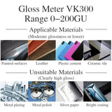 Gloss Meter CS-300 SE Paint ink furniture stone Universal 60 ° single angle glossmeter 0-200GU Computer Data Analysis
