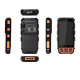 Android Handheld Pdas 1D 2D Barcode Scanner Wifi BT GPS 4G LTE Red Industrial Data Collector